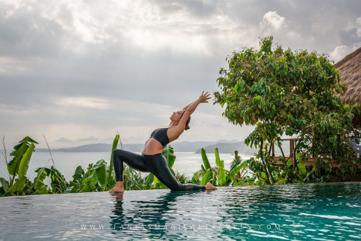 SPORT | Yoga at Mendaka's pool, Nihiwatu